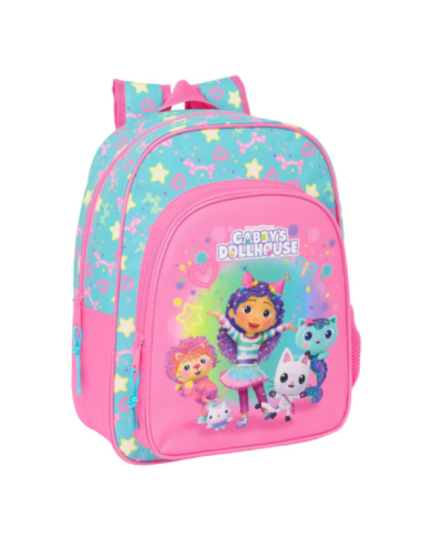 Mochila Infantil Adapt.Carro Gabby'S Dollhouse "Confetti" 26x34x11 Cm