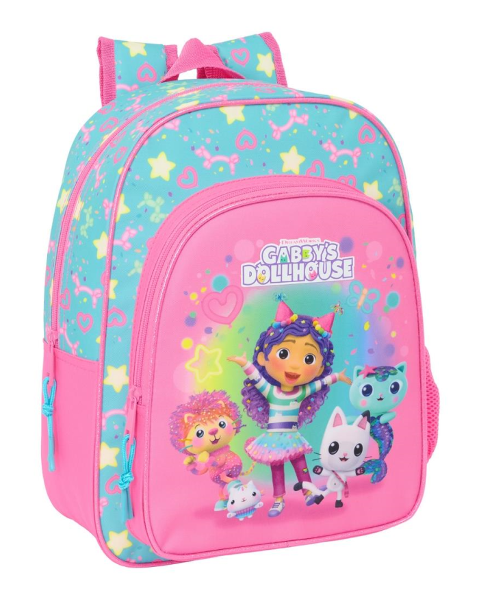 Mochila Infantil Adapt.Carro Gabby'S Dollhouse "Confetti" 26x34x11 Cm