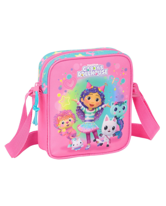 Bolsito Bandolera Gabby'S Dollhouse "Confetti" 16x18x4 Cm
