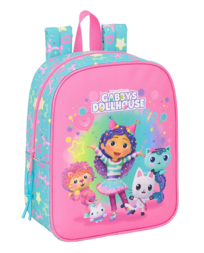 Mochila Guarderia Adapt.Carro Gabby'S Dollhouse "Confetti" 22x27x10 Cm