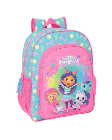 Mochila Junior Adapt.Carro Gabby'S Dollhouse "Confetti" 32x38x12 Cm