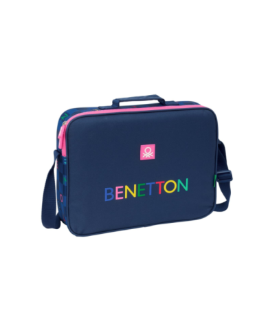 Cartera Extraescolares Benetton "Damero" 38X28X6Cm