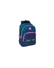 Cartera Extraescolares Benetton "Damero" 38X28X6Cm