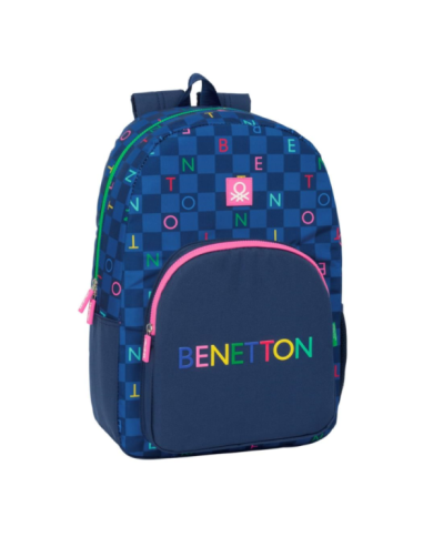 Mochila Adapt.Carro Benetton "Damero" 30X46X14Cm