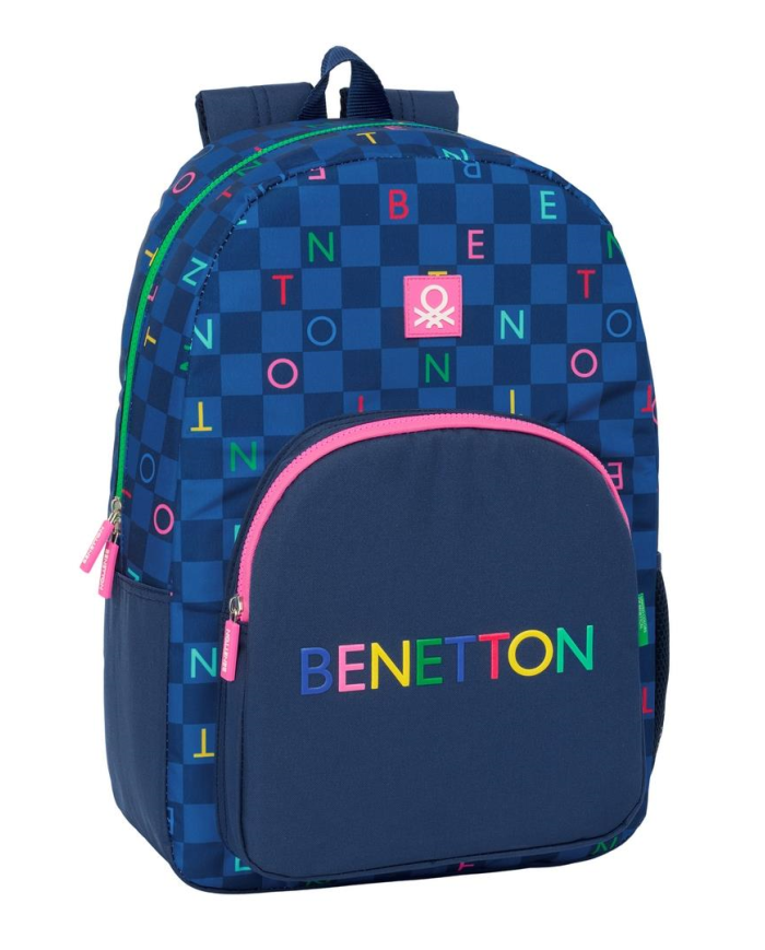 Mochila Adapt.Carro Benetton "Damero" 30X46X14Cm