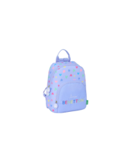 Mochila Doble Adapt.Carro Benetton "Lila" 32X42X15Cm