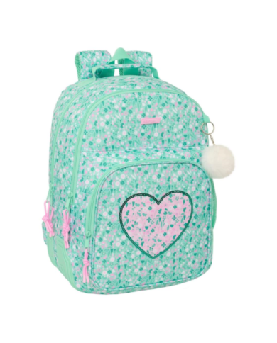 Mochila Doble Adapt.Carro Safta "Cuore" 32x42x15 Cm