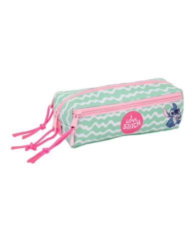 Portatodo Triple Peq. C/Goma Elast. 20Cm Stitch "Ice Cream" 22x8,5x6 Cm