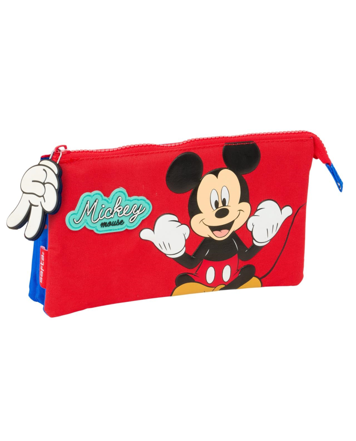 Portatodo Triple Mickey Mouse "Good Day" 22X12X3Cm