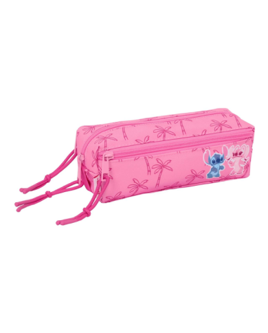 Portatodo Triple Peq. C/Goma Elast. 20Cm Stitch "Chill" 22x8,5x6 Cm