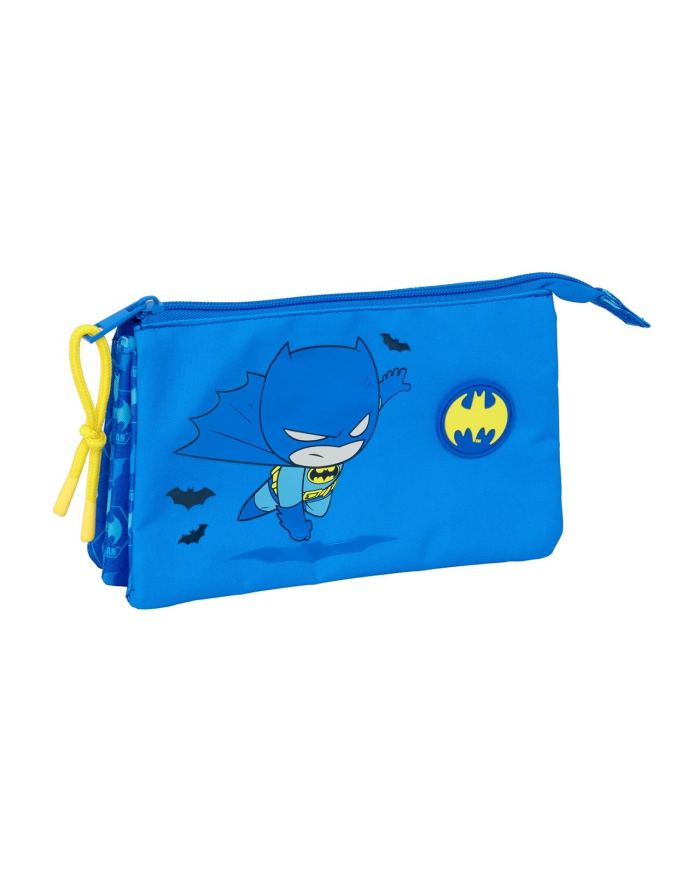 Portatodo Triple Batman Preescolar 22x12x3 Cm