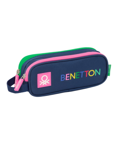 Portatodo Doble Benetton "Damero" 21X8X6Cm