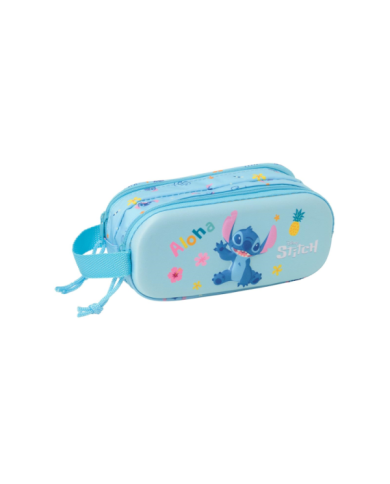 Portatodo Doble 3D Stitch 3D 21x8x6 Cm