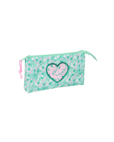 Portatodo Triple Safta "Cuore" 22x12x3 Cm