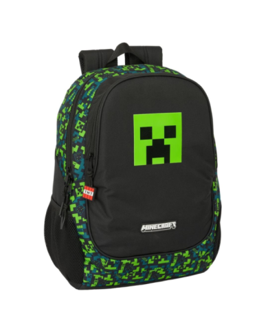 Mochila Adapt.Carro Minecraft "Tnt" 32X44X16Cm