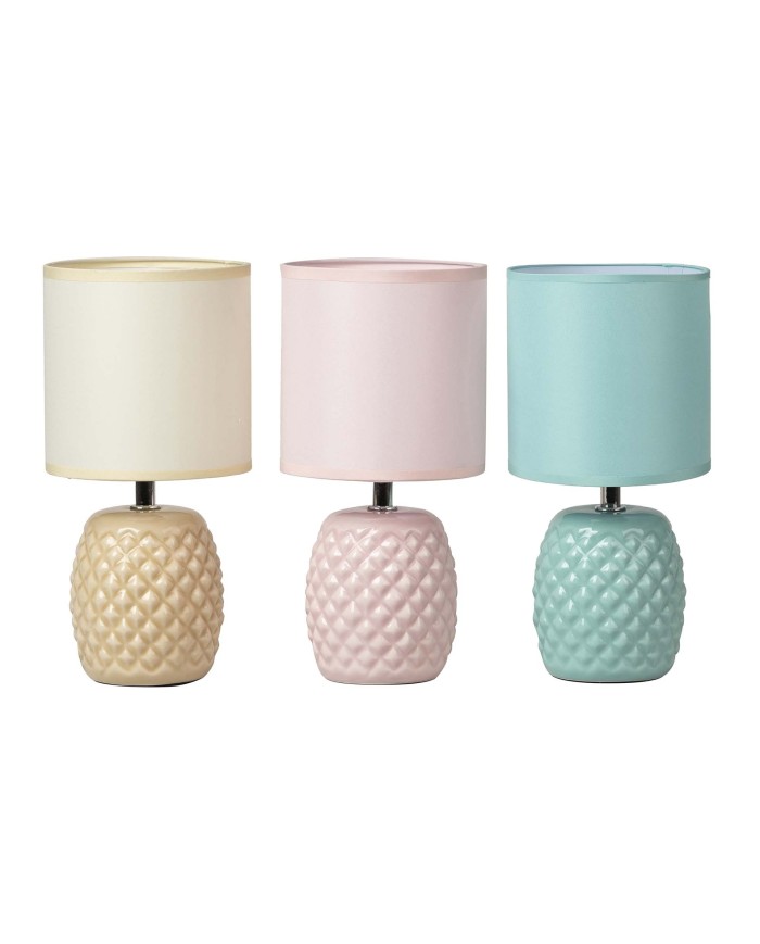 LAMPARA SOBREMESA CERAMICA SURTIDOS 13x13x26 CM