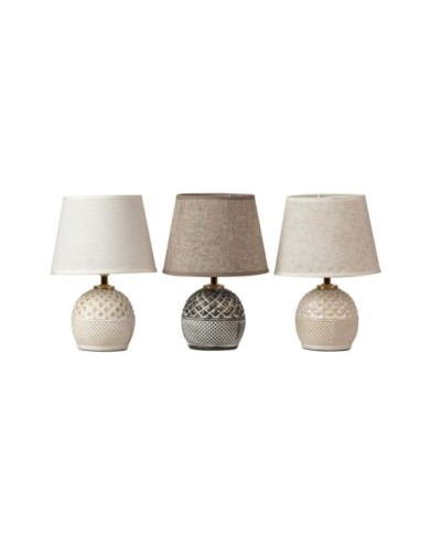 LAMPARA SOBREMESA CERAMICA SURTIDOS 20x20x28 CM