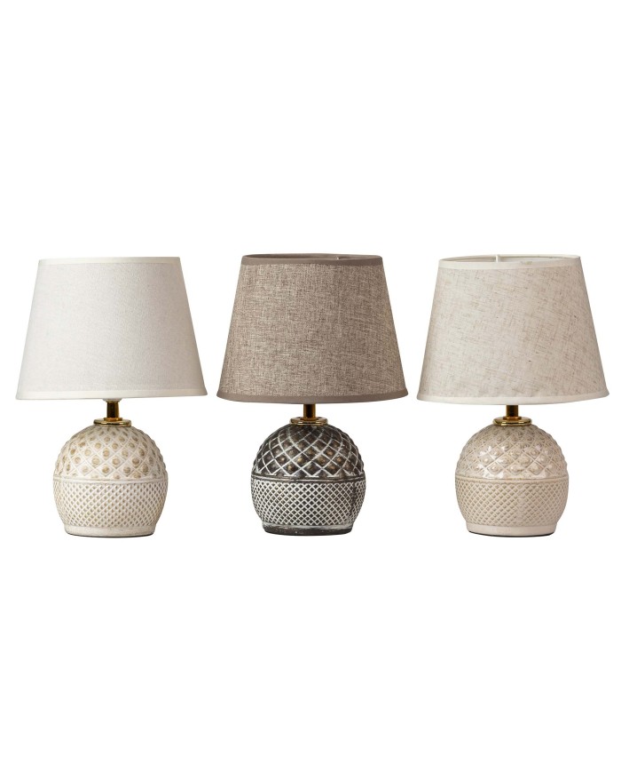 LAMPARA SOBREMESA CERAMICA SURTIDOS 20x20x28 CM