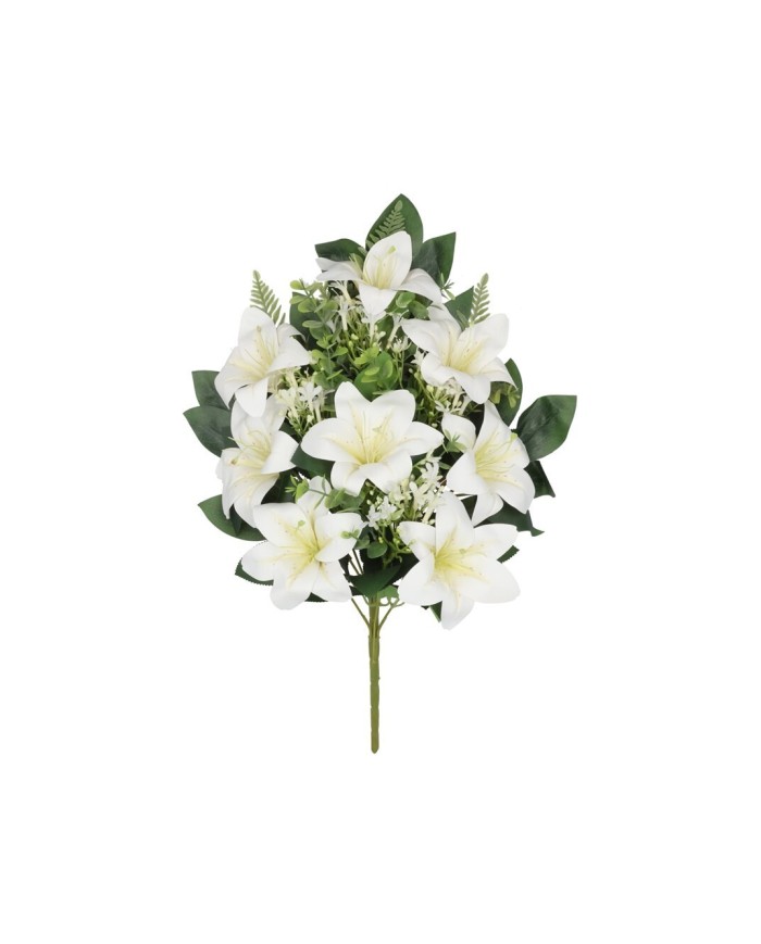 CONJUNTO AZUCENAS X 12 - 56 CM (BLANCO)