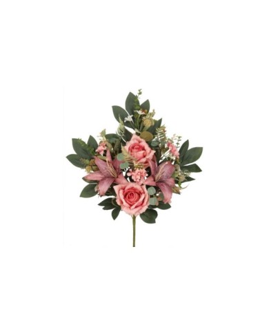 CONJUNTO ROS-LILIUM GLITTER X12-60CM(RS)