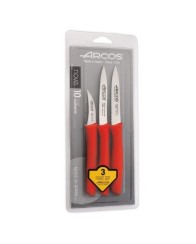 JUEGO COCINA 3 PZAS. ROJO BLISTER - NOVA