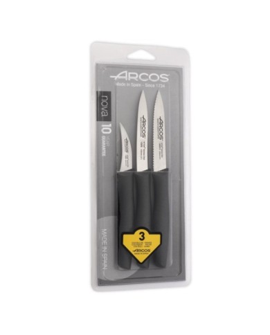 JUEGO COCINA 3 PZAS. NEGRO BLISTER - NOVA