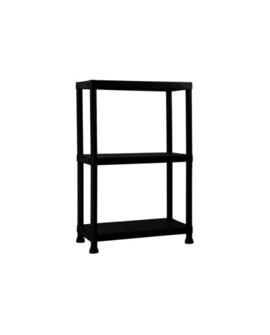 Estantería de Resina con 3 Baldas 75kg 61x31x91cm 7house
