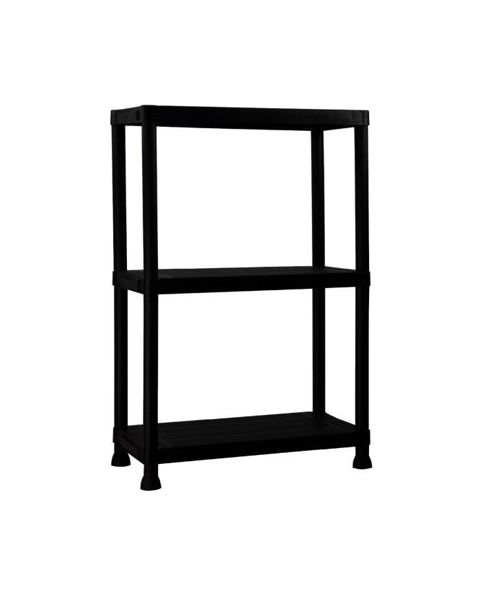 Estantería de Resina con 3 Baldas 75kg 61x31x91cm 7house