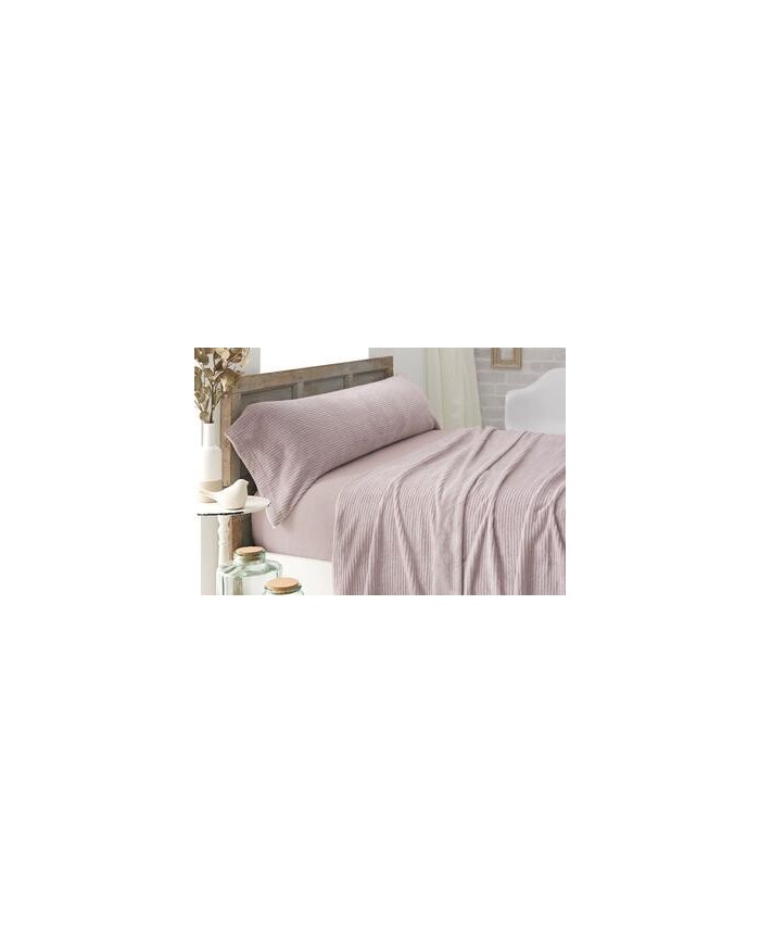 Sábanas de Coralina, 965 color Nude Cama de 105 cm - Coralina Burrito Blanco