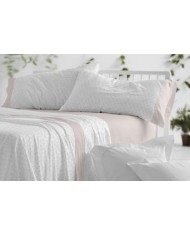 Sábanas franela algodón, 576 color Azul Cama de 180 cm - Franela