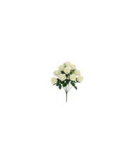 RAMO ROSAS X 10 -45 CM (BLANCO)