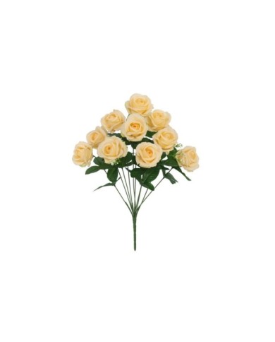 RAMO ROSAS X 10 -45 CM (AMARILLO)