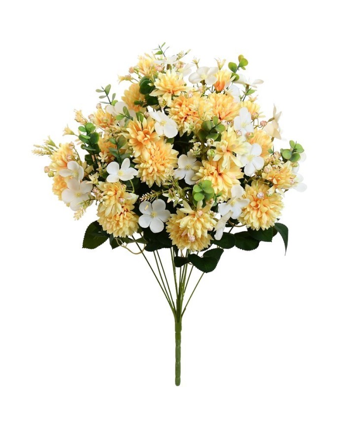 RAMO CRISANTEMO (A) X 11-57CM (AMARILLO)