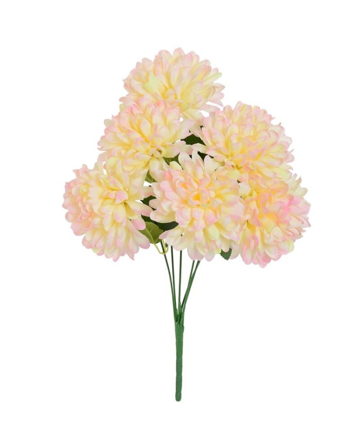 RAMO CRISANTEMO GIANT X 6-43CM (ROSA)