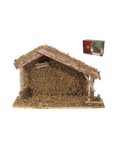 PORTAL BELEN MADERA 17X31.5X47CM