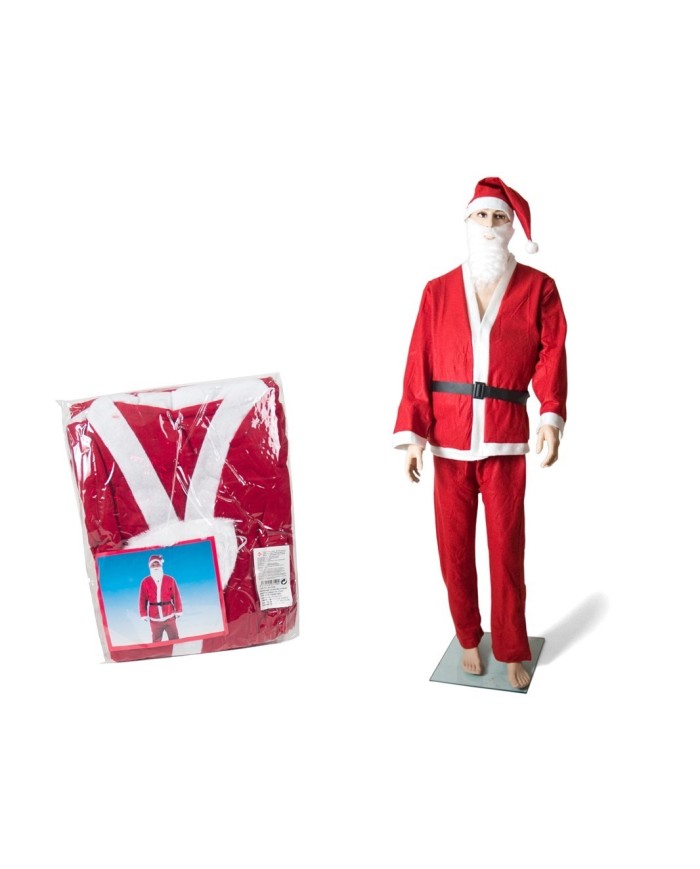 TRAJE PAPA NOEL 5PZAS ADULTO