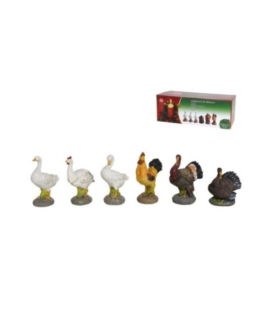 ANIMALES DE GRANJA 9CM 6 SURTIDOS