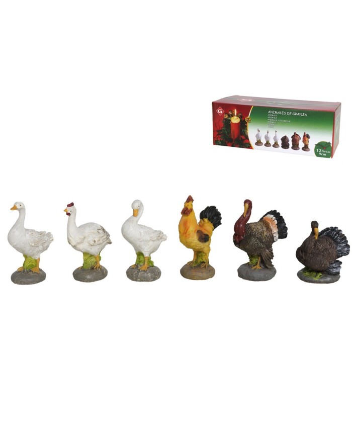 ANIMALES DE GRANJA 9CM 6 SURTIDOS