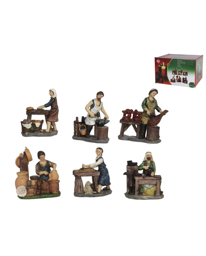 OFICIOS 6 PIEZAS 9-11CM