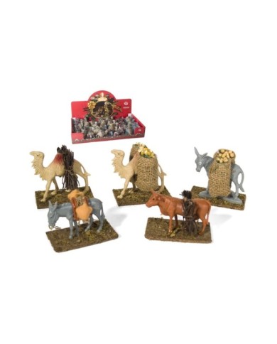 FIGURAS ESTABLO BELEN 9X5X10CM 5STD