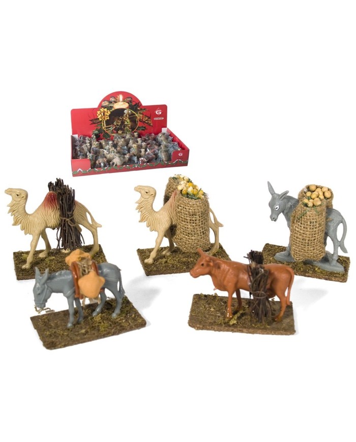 FIGURAS ESTABLO BELEN 9X5X10CM 5STD