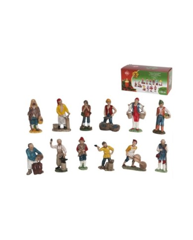 FIGURAS OFICIOS BELÉN - 10CM 12 SURTIDOS