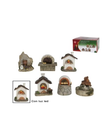HORNO CON LUZ LED 11CM 6 DISEÑOS