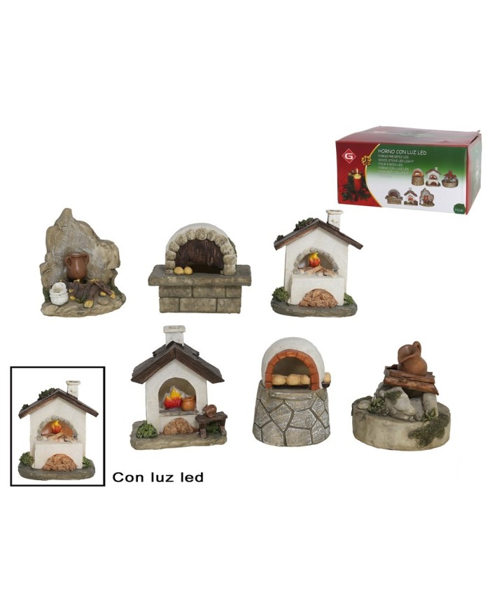 HORNO CON LUZ LED 11CM 6 DISEÑOS