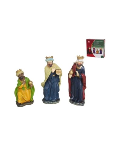 SET X3 REYES MAGOS 15CM