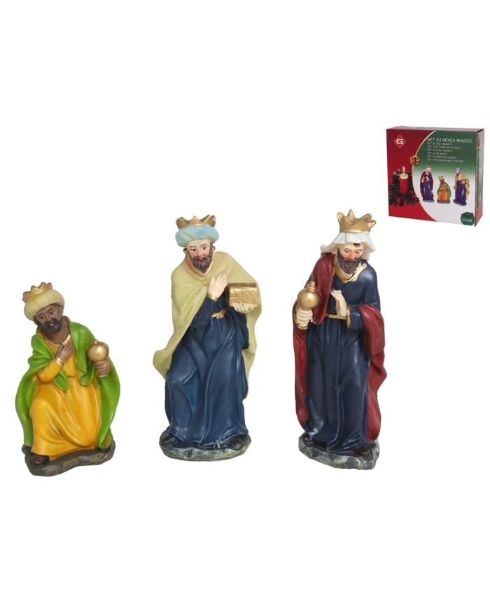 SET X3 REYES MAGOS 15CM