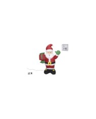 HINCHABLE SANTA REGALO 3LED 130CM EXTERI