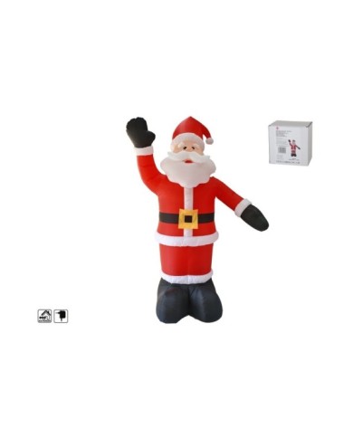 HINCHABLE SANTA 6LED 180CM EXTERIOR