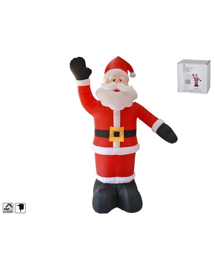 HINCHABLE SANTA 6LED 180CM EXTERIOR
