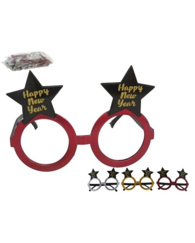 GAFAS H/NEW YEAR 14X10CM 3STD